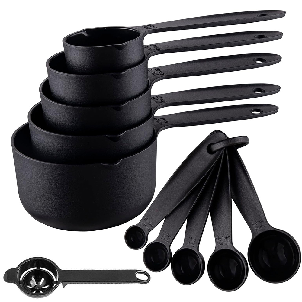 Egg Separator Tool - 11pcs Plastic Measuring Cups&Egg Yolk Separator