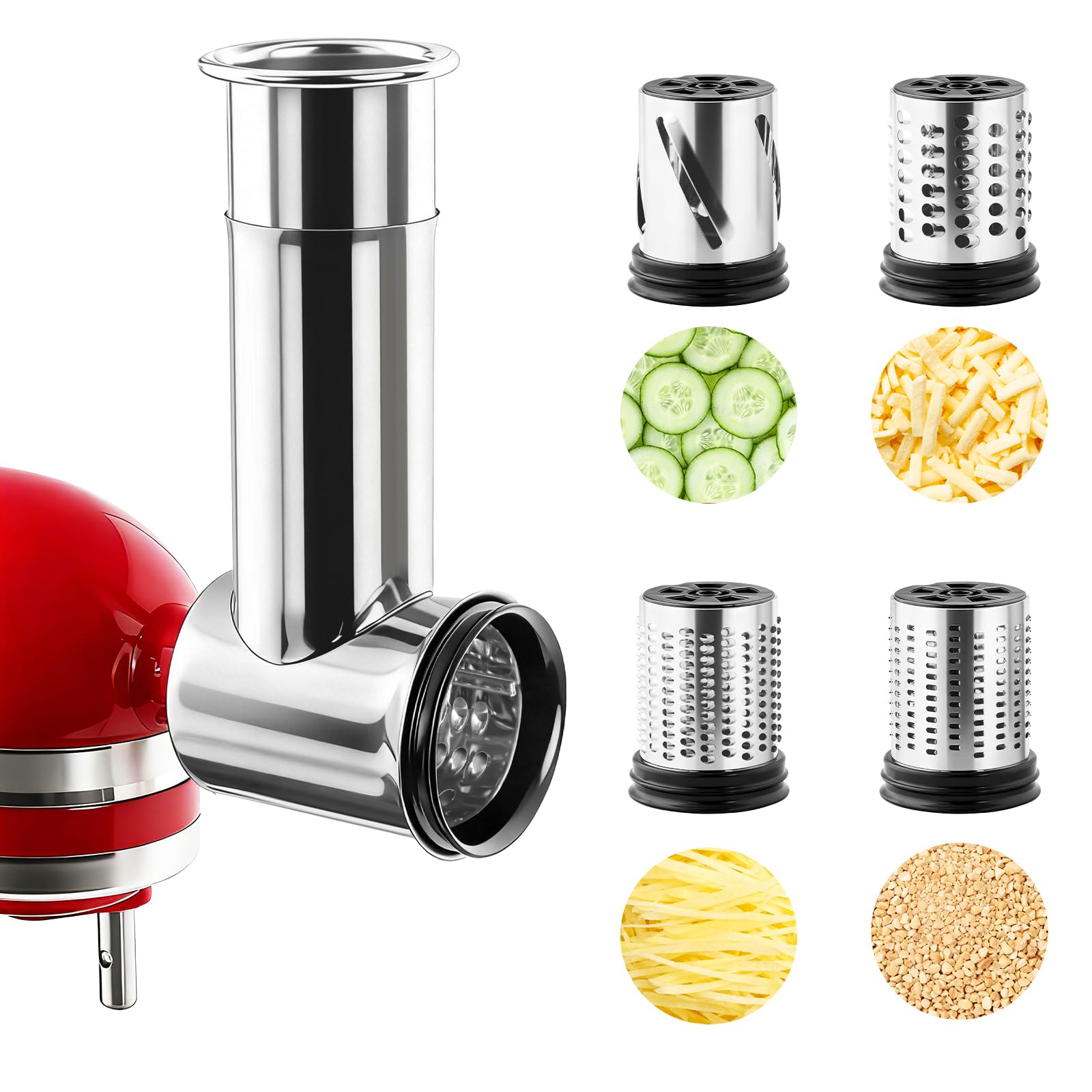 Cheese Grater Box - Stainless Steel Slicer Shredder Cheese Grater