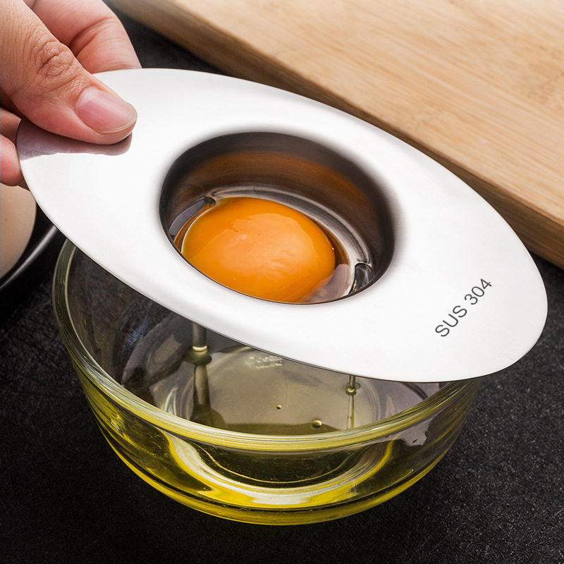 Egg Separator Tool - Stainless Steel Egg White Separator Tools