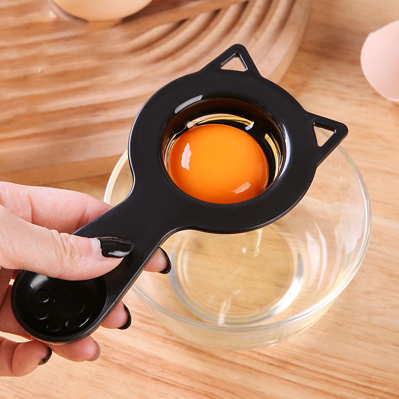 Egg Separator Tool - 1Pcs 2-in-1 Cute Cartoon Cat Egg