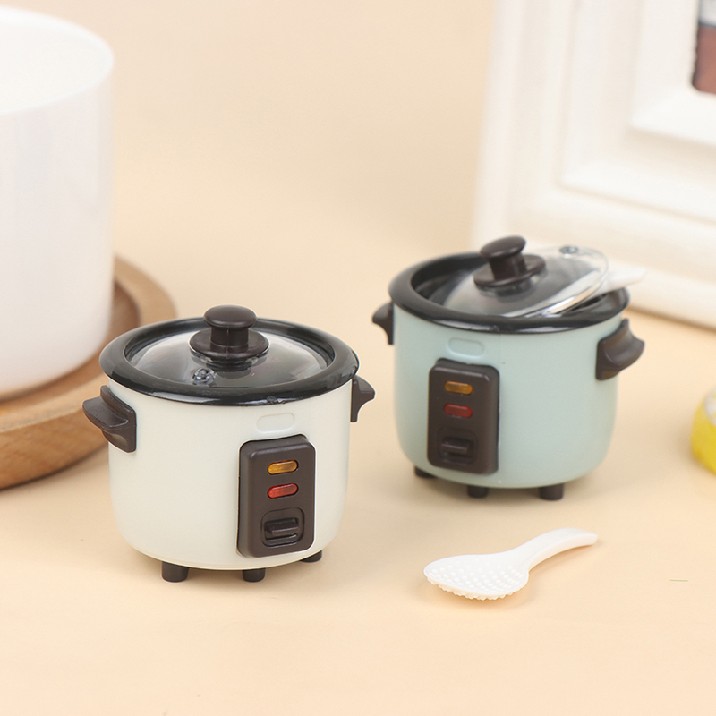 Kitchen Gadgets China - 【New】1Set Dollhouse Miniature Rice Cooker With