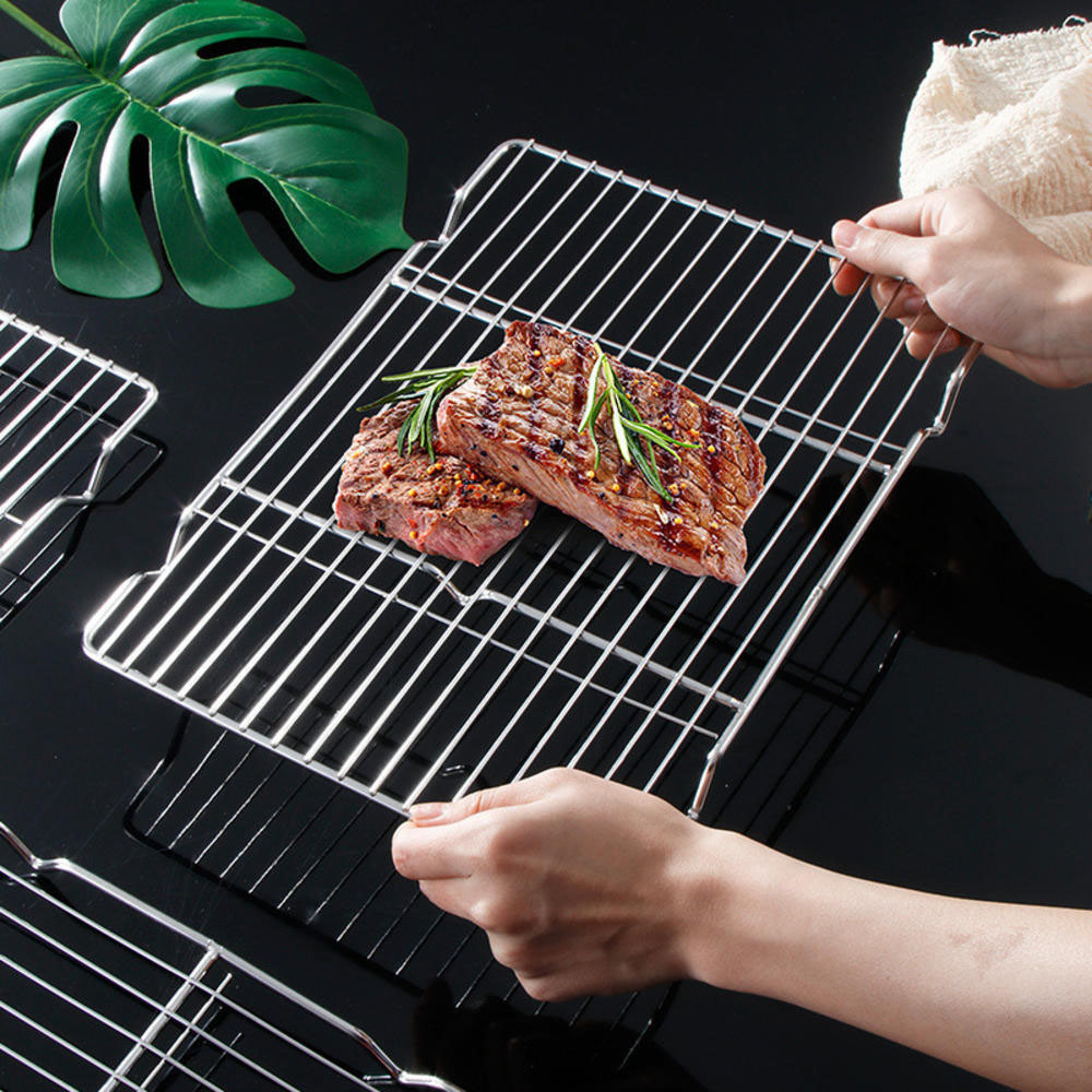Kitchen Gadgets That Make Life Easier - Stainless Steel Barbecue Mesh Mat Reusable