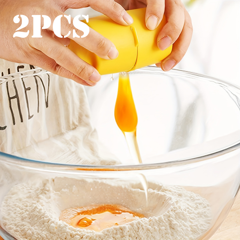 Egg Separator Tool - 1/2pcs Egg Shell Cutter Separator Portable