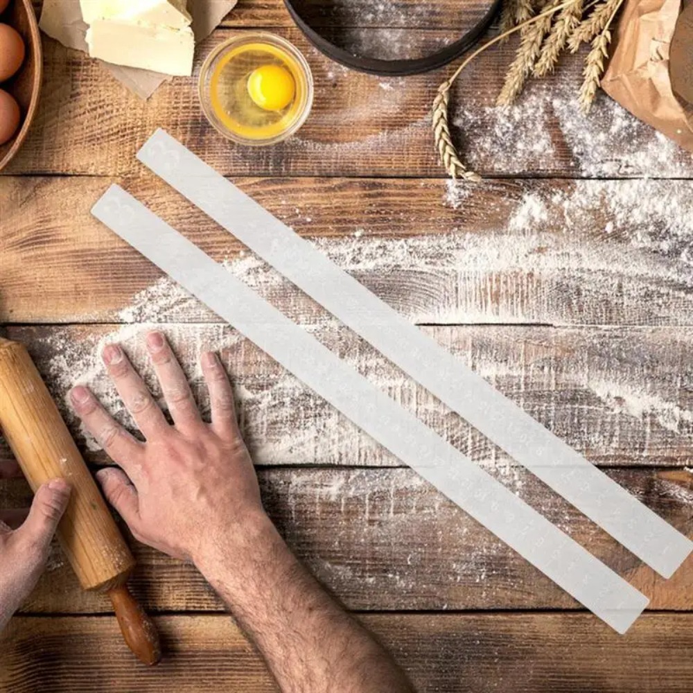 2pc Acrylic Rolling Pin Spacer - Pasta Measuring Tool 评论和价格