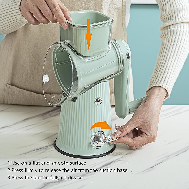 5 in 1 Rotary Cheese Grater wi - Cheese Grater Box 评论和价格