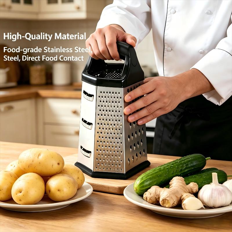 6 Sided Stainless Steel Box Gr - Cheese Grater Box 评论和价格