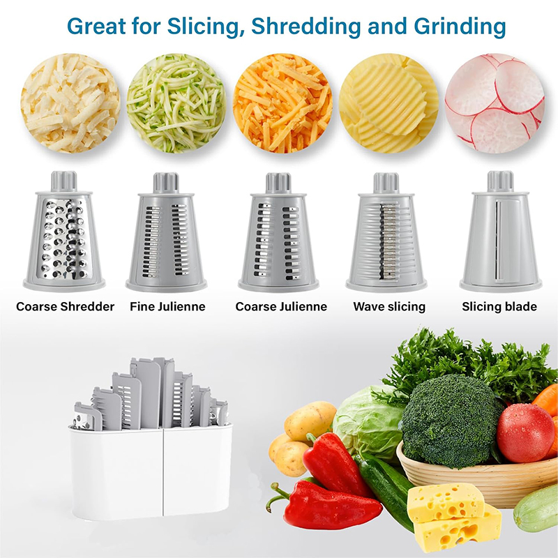 LMETJMA 5 in 1 Rotary Cheese G - Cheese Grater Box 评论和价格