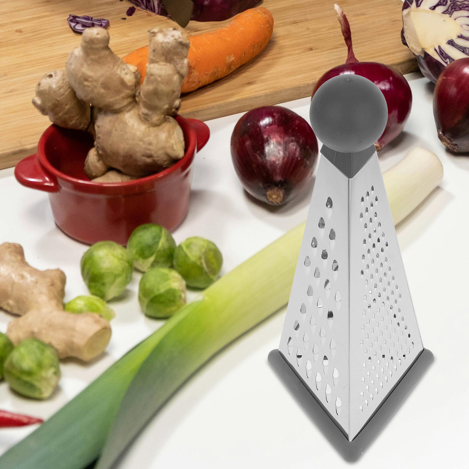 Stainless Steel Triangular Che - Cheese Grater Box 评论和价格