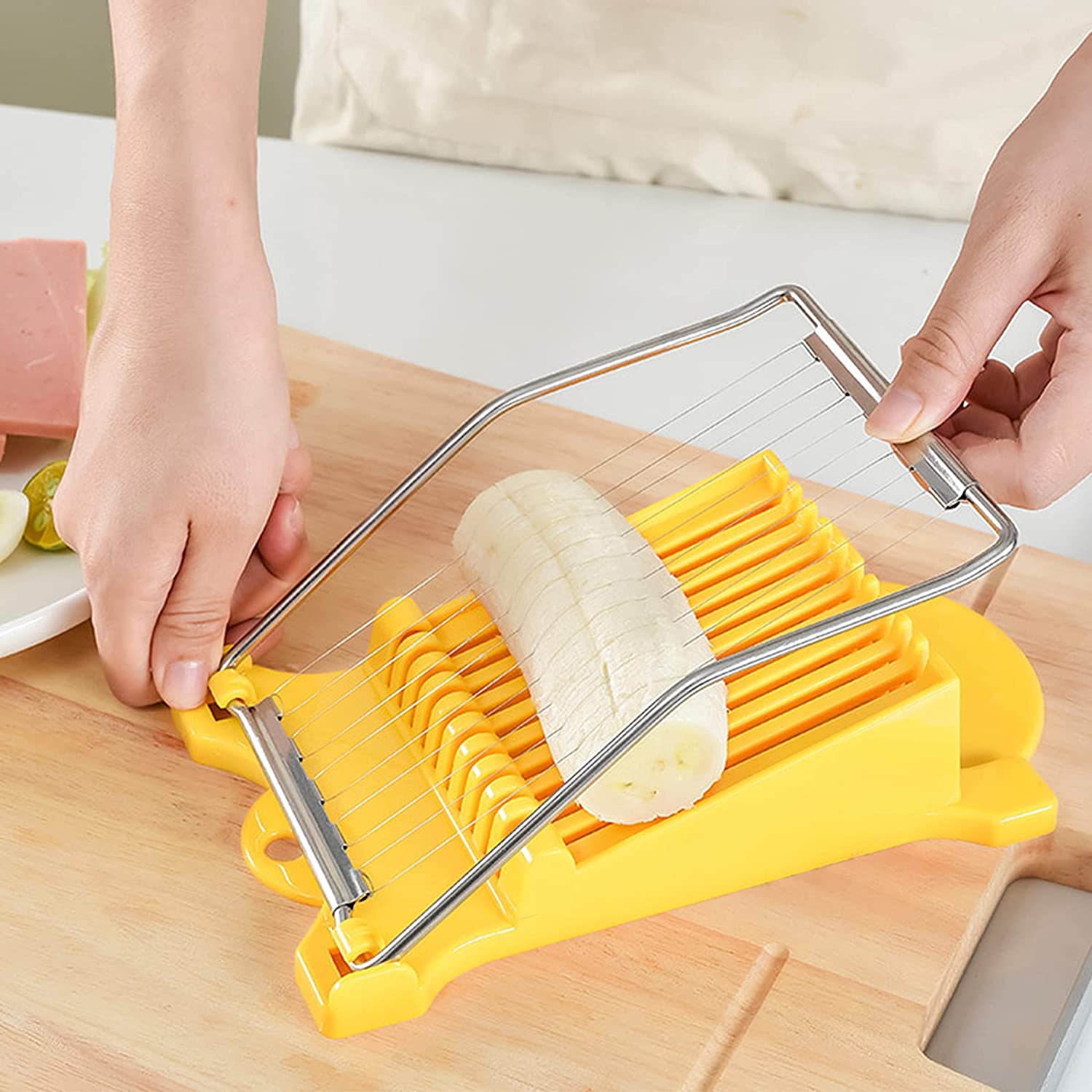 Luncheon Meat Egg Cutter Stain - Cheese Grater Box 评论和价格