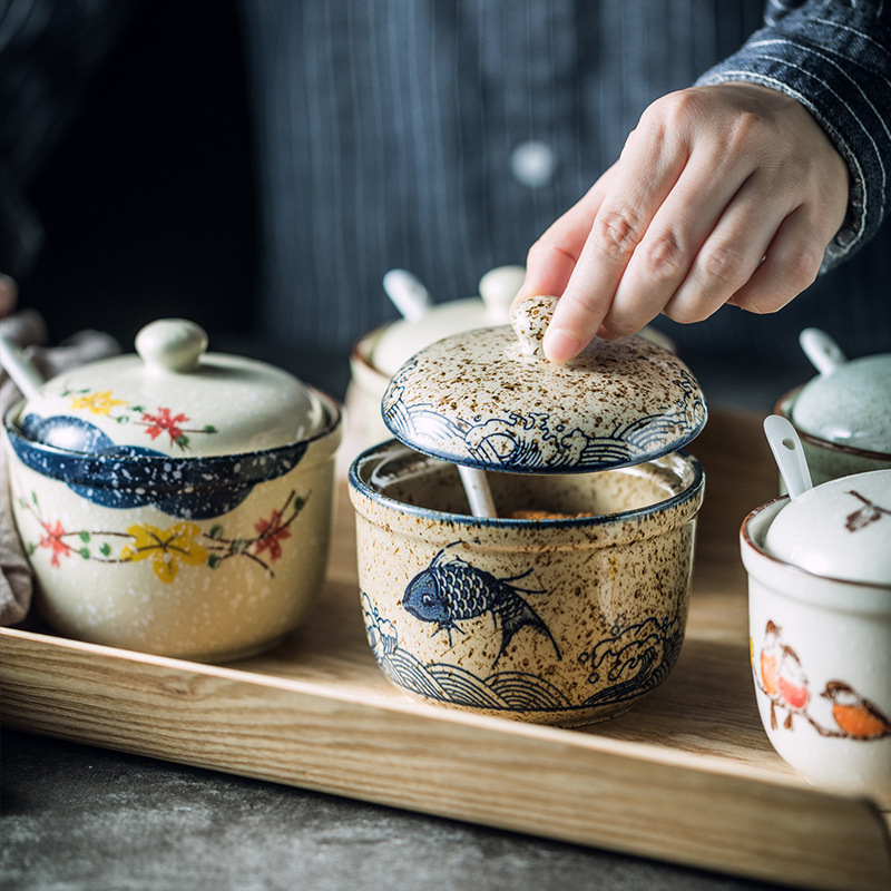 Japanese-Style Retro Porcelain - Korean Kitchen Gadgets 评论和价格