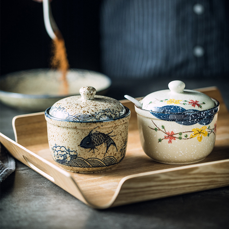 Japanese-Style Retro Porcelain - Korean Kitchen Gadgets 评论和价格