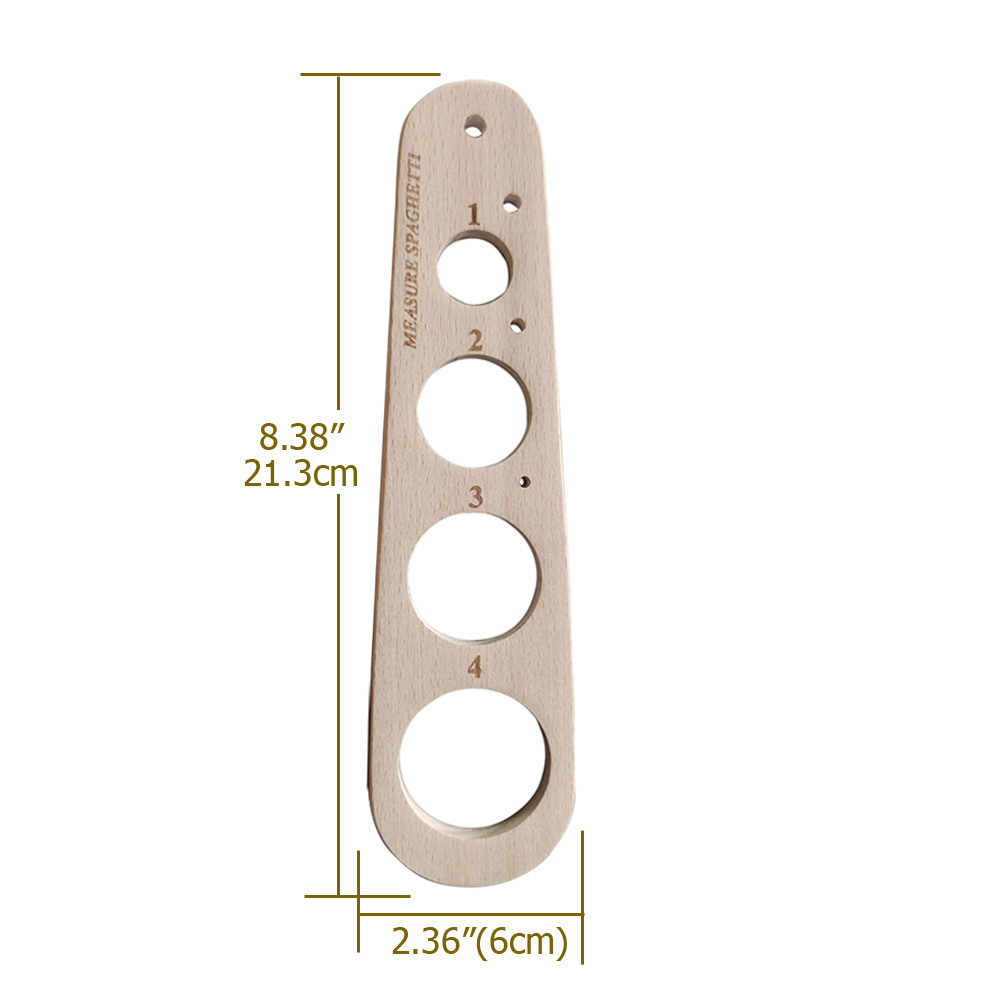 Wooden Pasta Measurer Spaghett - Pasta Measuring Tool 评论和价格