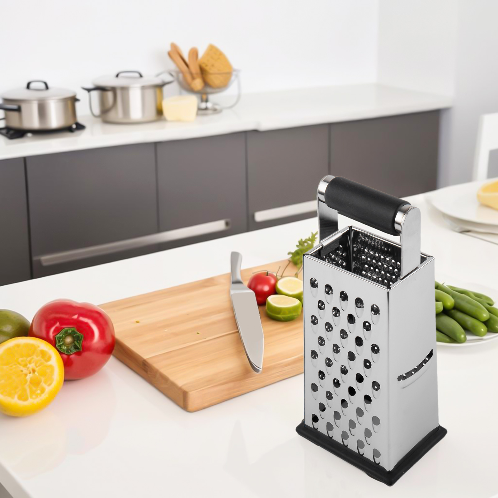 4 Sided Stainless Steel Box Gr - Cheese Grater Box 评论和价格