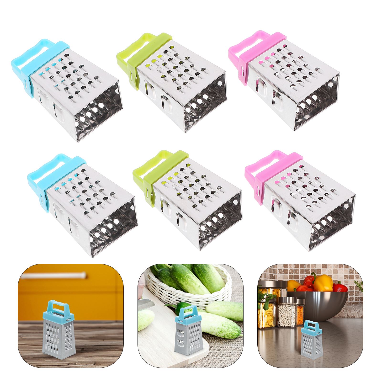 6Pcs Mini Grater Box Cheese Gr - Cheese Grater Box 评论和价格