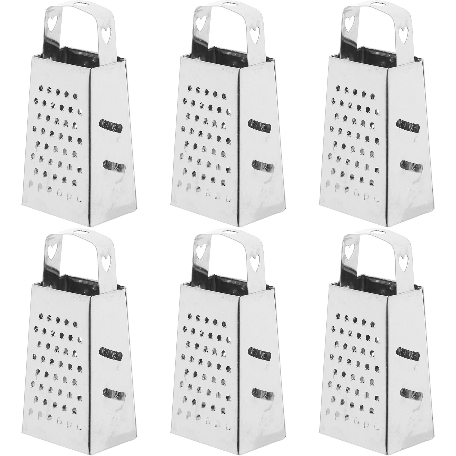 6Pcs Mini Stainless Steel Chee - Cheese Grater Box 评论和价格