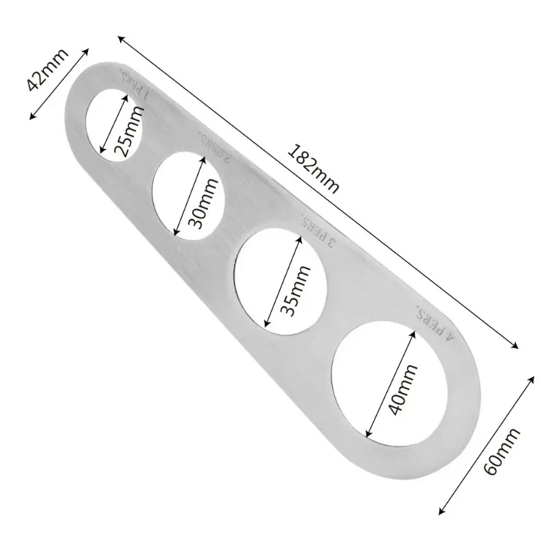 4 Holes Spaghetti Measurer Sta - Pasta Measuring Tool 评论和价格